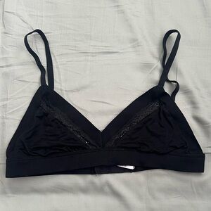 Victoria's Secret Black Lacey Triangle Bralette